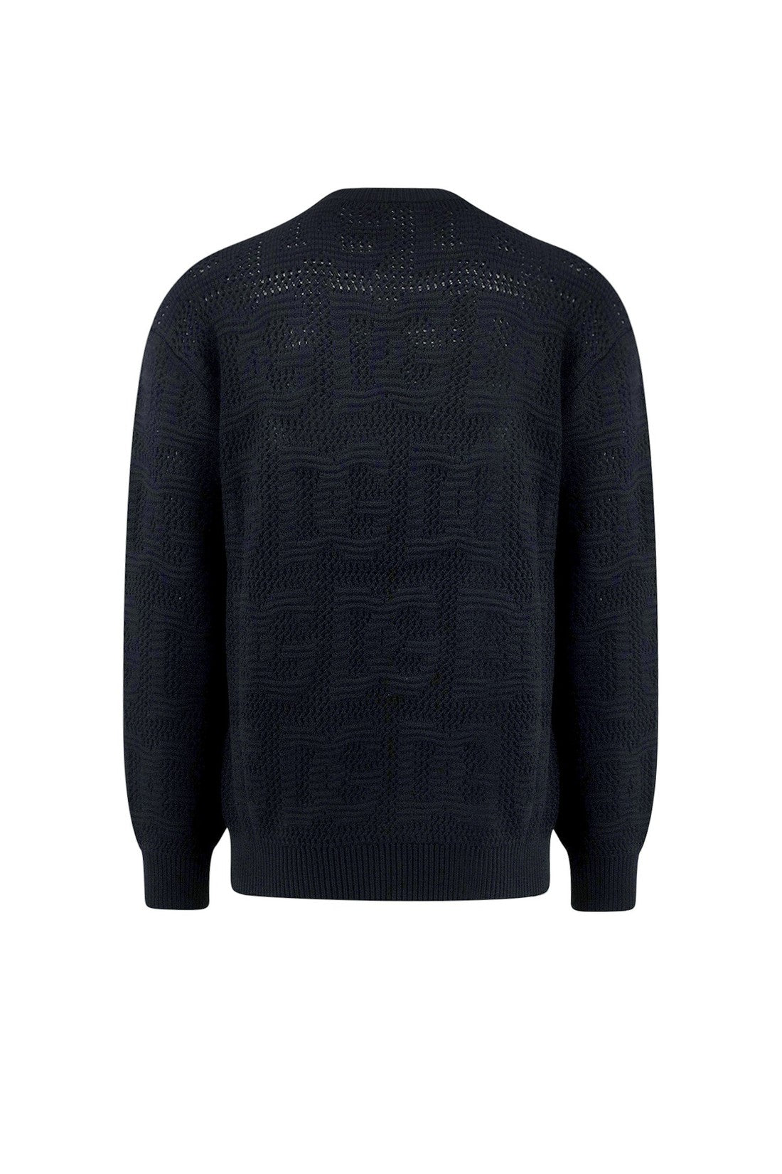 DOLCE & GABBANA-OUTLET-SALE-Virgin wool sweater with DG motif-ARCHIVIST