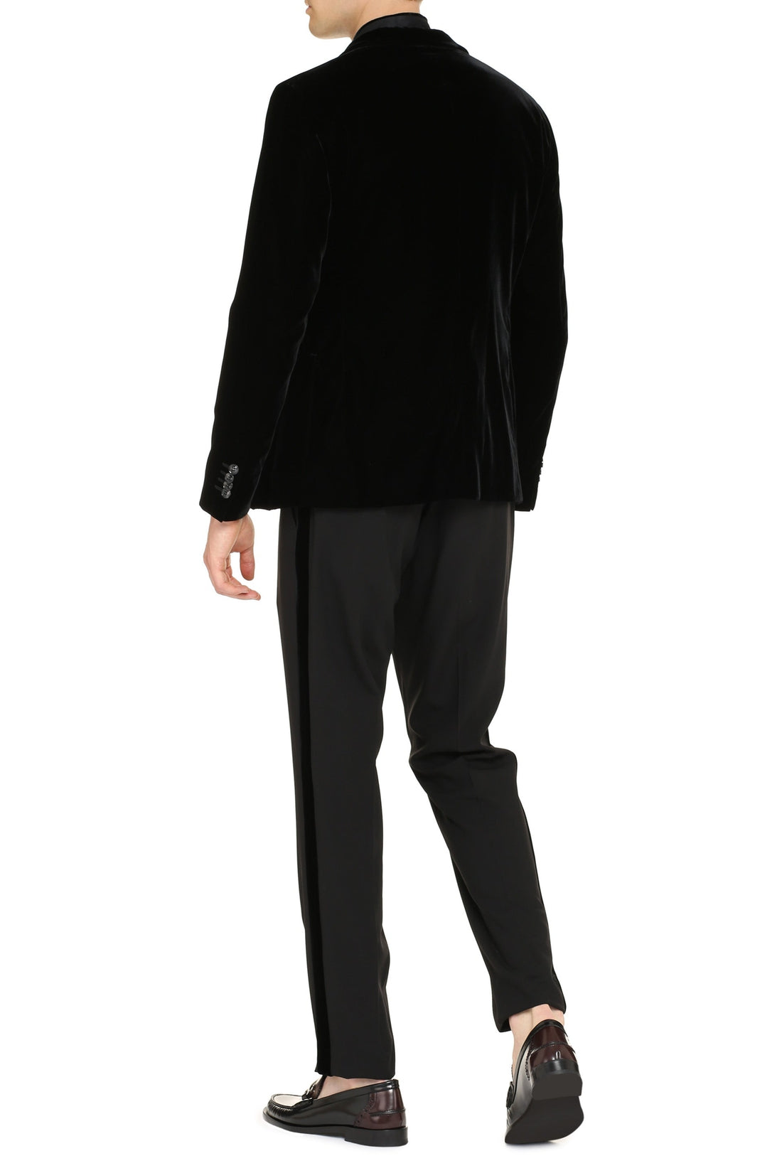Giorgio Armani-OUTLET-SALE-Virgin wool tailored trousers-ARCHIVIST