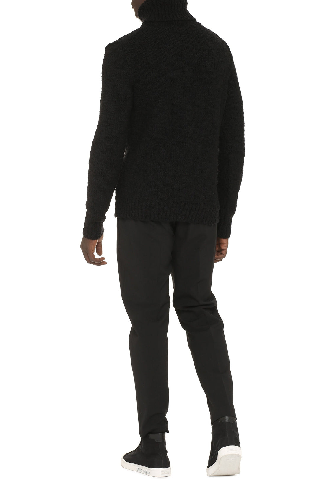 Dolce & Gabbana-OUTLET-SALE-Virgin wool turtleneck sweater-ARCHIVIST