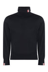Thom Browne-OUTLET-SALE-Virgin wool turtleneck sweater-ARCHIVIST