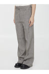 BOTTEGA VENETA-OUTLET-SALE-Viscose and silk flared pants-ARCHIVIST