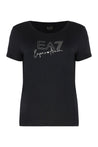 EA7-OUTLET-SALE-Viscose crew-neck T-shirt-ARCHIVIST