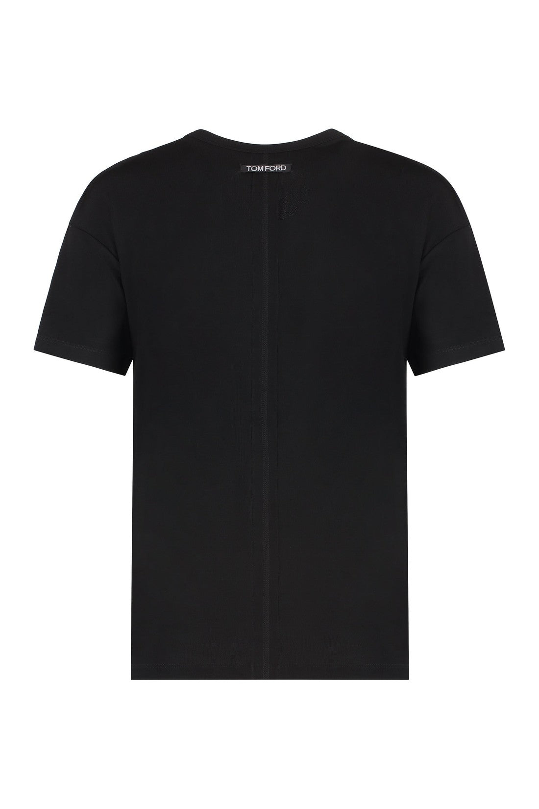 Tom Ford-OUTLET-SALE-Viscose crew-neck T-shirt-ARCHIVIST