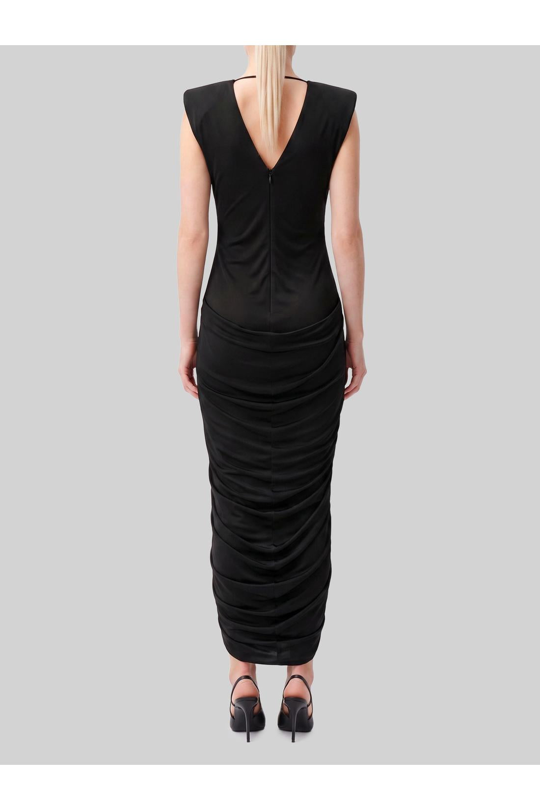 Versace-OUTLET-SALE-Viscose jersey evening dress-ARCHIVIST