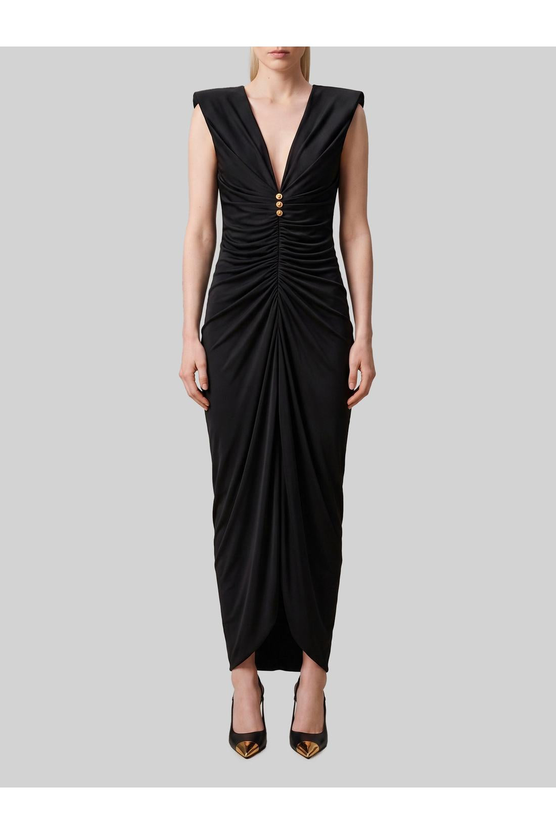 Versace-OUTLET-SALE-Viscose jersey evening dress-ARCHIVIST
