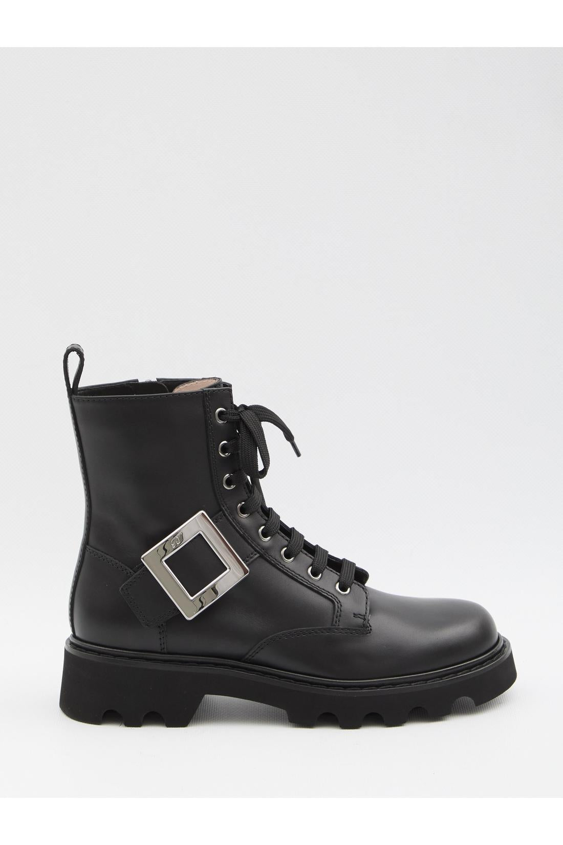 Roger Vivier-OUTLET-SALE-Viv Rangers combat boots-ARCHIVIST