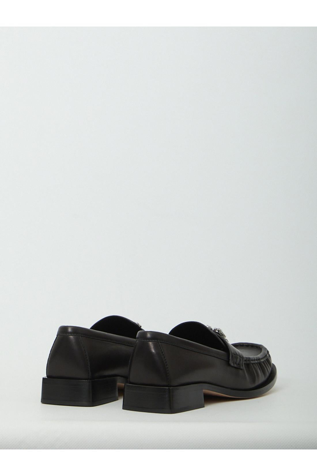 Roger Vivier-OUTLET-SALE-Viv' Rangers leather loafers-ARCHIVIST