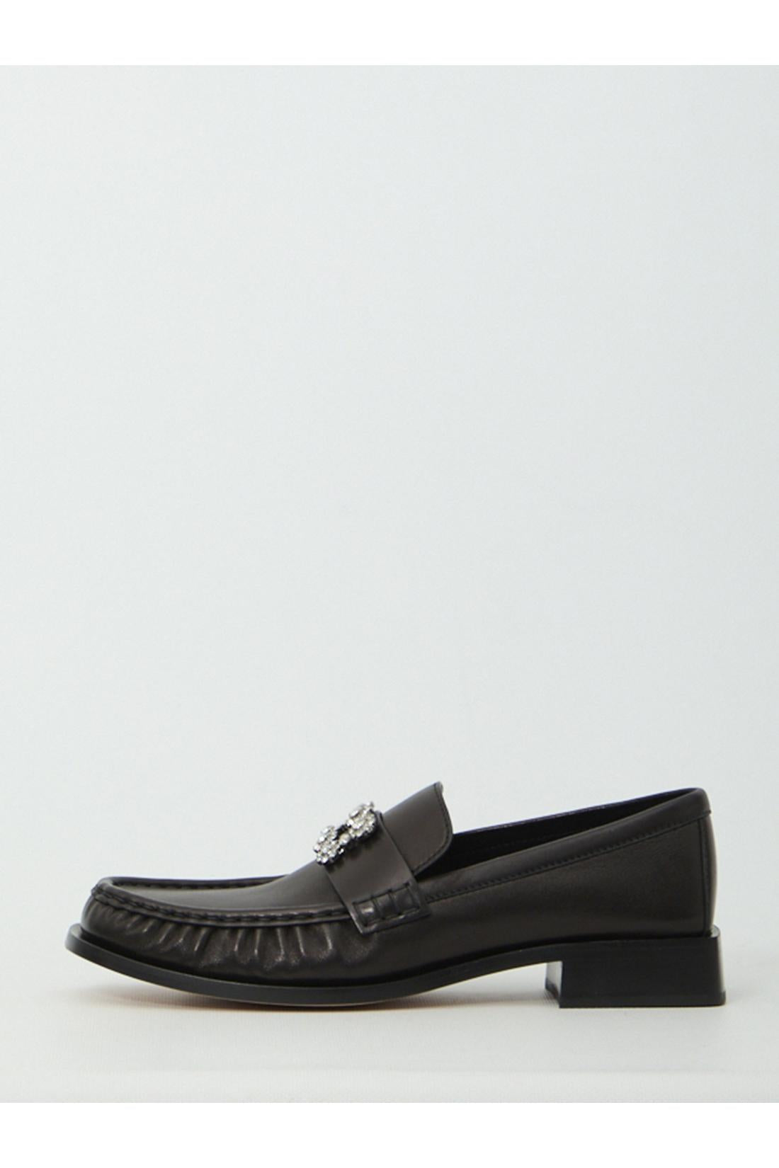 Roger Vivier-OUTLET-SALE-Viv' Rangers leather loafers-ARCHIVIST
