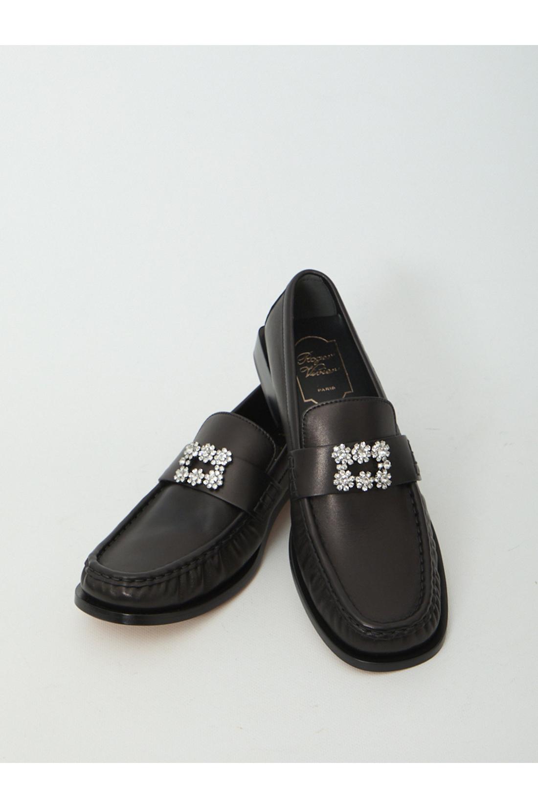 Roger Vivier-OUTLET-SALE-Viv' Rangers leather loafers-ARCHIVIST