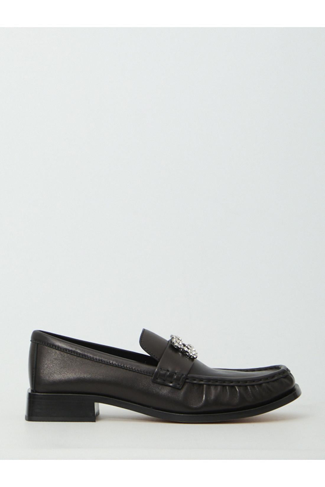Roger Vivier-OUTLET-SALE-Viv' Rangers leather loafers-ARCHIVIST