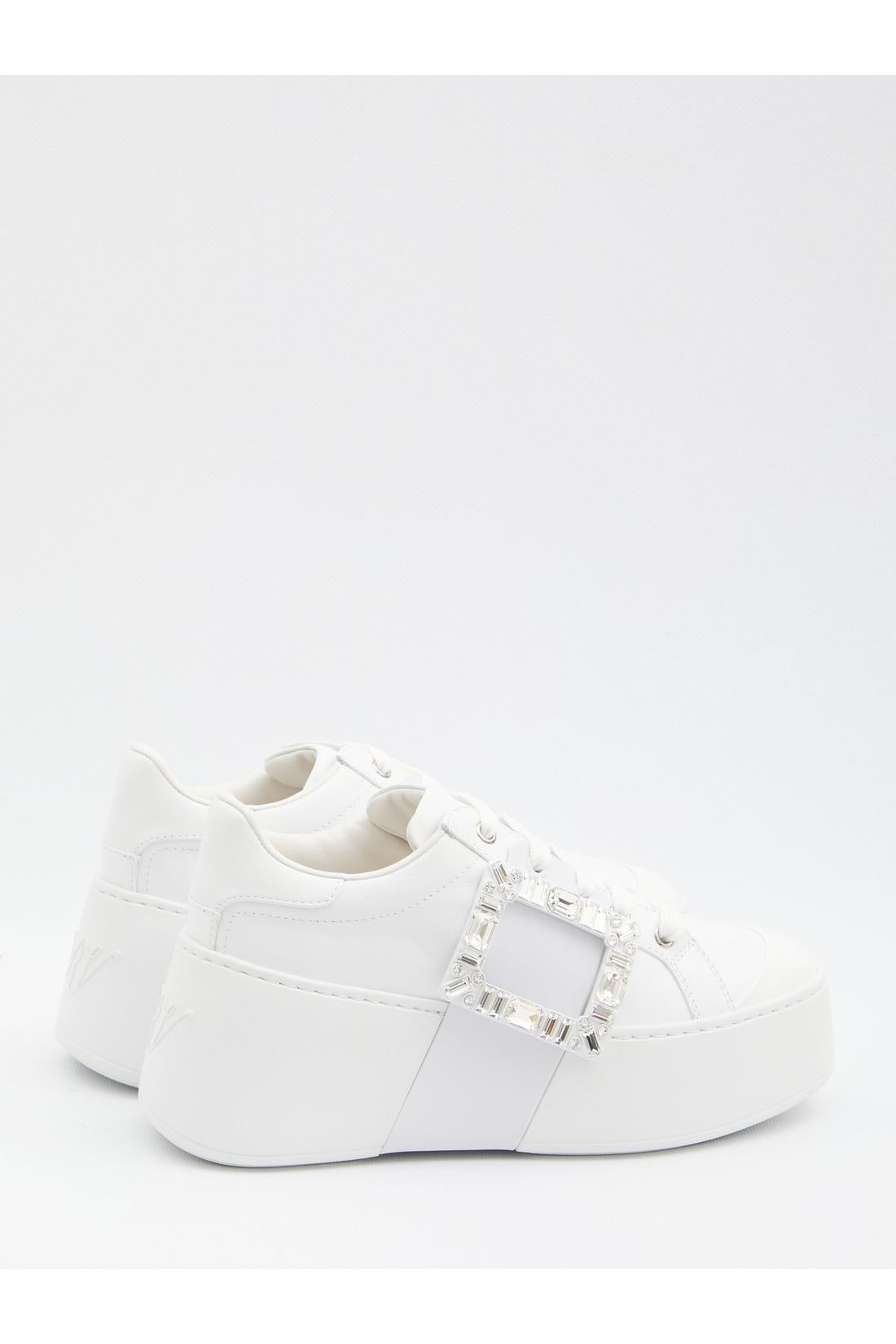 Roger Vivier-OUTLET-SALE-Viv' Skate sneakers in leather-ARCHIVIST