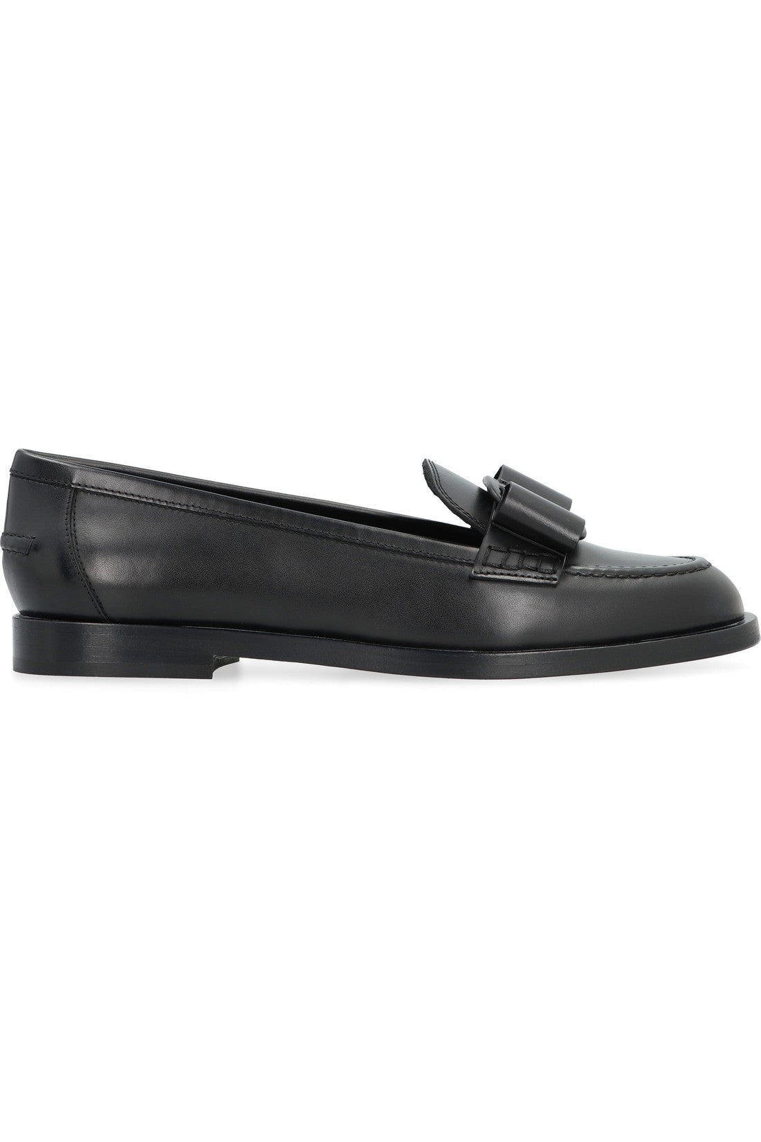 FERRAGAMO-OUTLET-SALE-Vivaldo leather loafers-ARCHIVIST