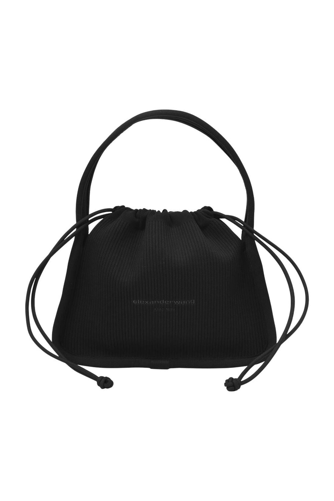 Alexander Wang-Tasche Ryan Small aus schwarzem Canvas-Taschen-Black-Deal-Outlet-by-ARCHIVIST