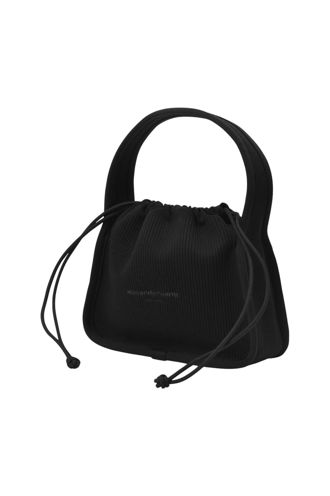 Alexander Wang-Tasche Ryan Small aus schwarzem Canvas-Taschen-Black-Deal-Outlet-by-ARCHIVIST