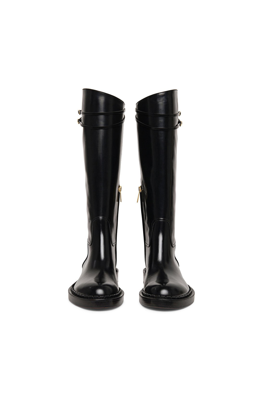 Women’s black leather boot