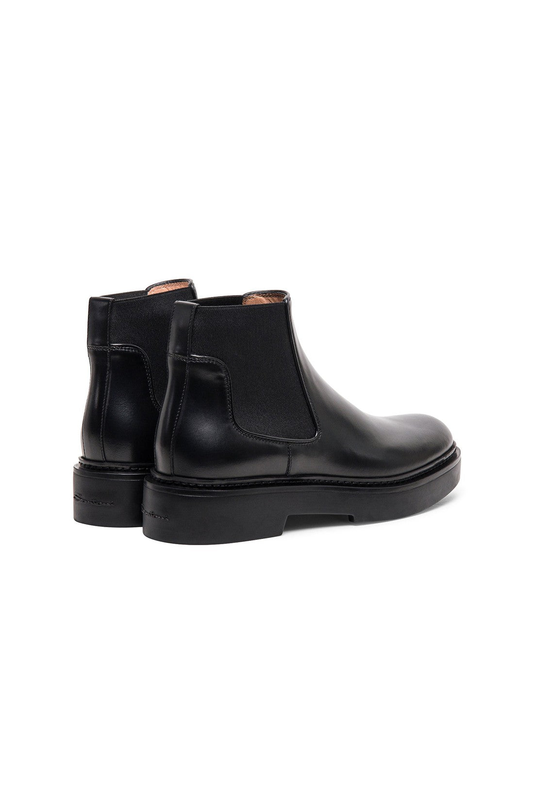 Women’s black leather Chelsea boot