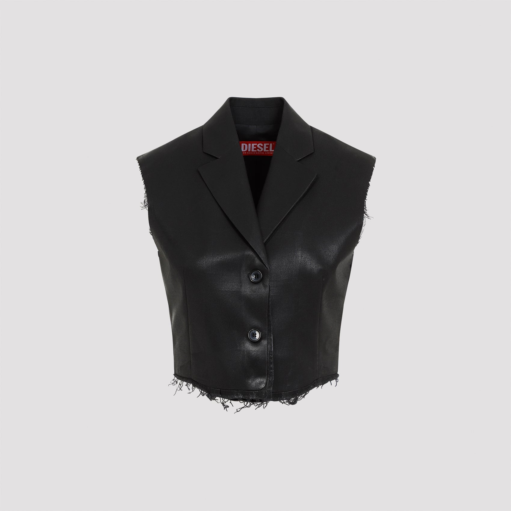 DIESEL-OUTLET-SALE-Waistcoats SCHWARZ-ARCHIVIST