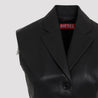 DIESEL-OUTLET-SALE-Waistcoats SCHWARZ-ARCHIVIST