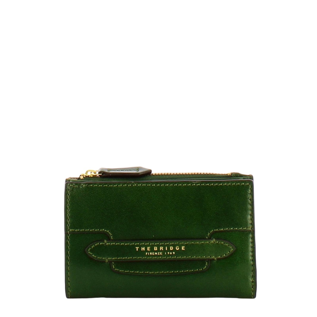 THE BRIDGE-OUTLET-SALE-Wallets GRÜN-ARCHIVIST