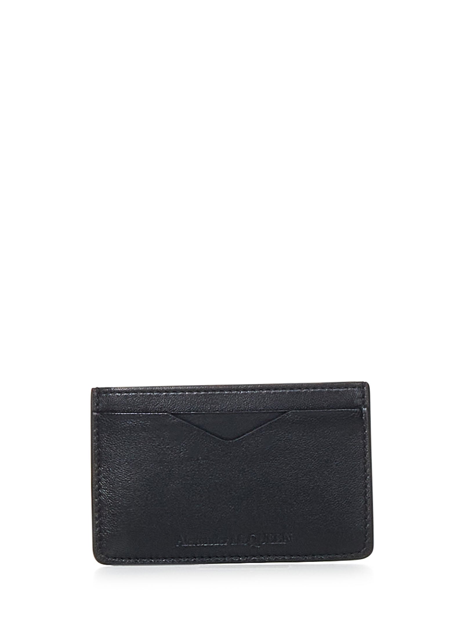 Alexander McQueen-OUTLET-SALE-Wallets SCHWARZ-ARCHIVIST