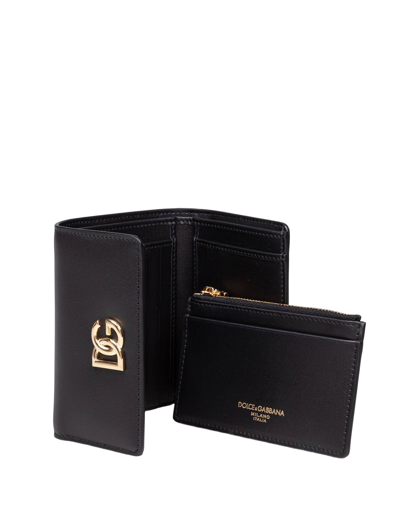 Dolce & Gabbana-OUTLET-SALE-Wallets SCHWARZ-ARCHIVIST