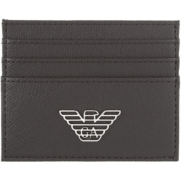 EMPORIO ARMANI-OUTLET-SALE-Wallets SCHWARZ-ARCHIVIST