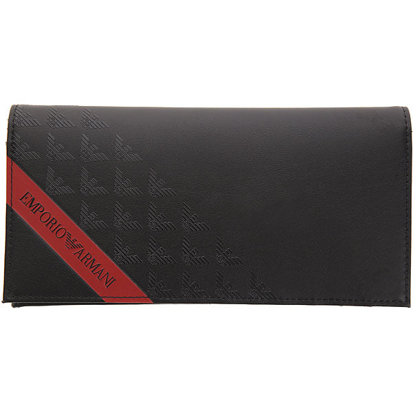 EMPORIO ARMANI-OUTLET-SALE-Wallets SCHWARZ-ARCHIVIST