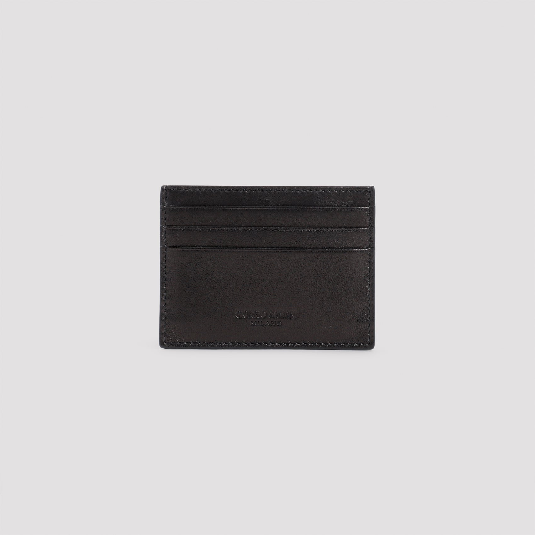 GIORGIO ARMANI-OUTLET-SALE-Wallets SCHWARZ-ARCHIVIST