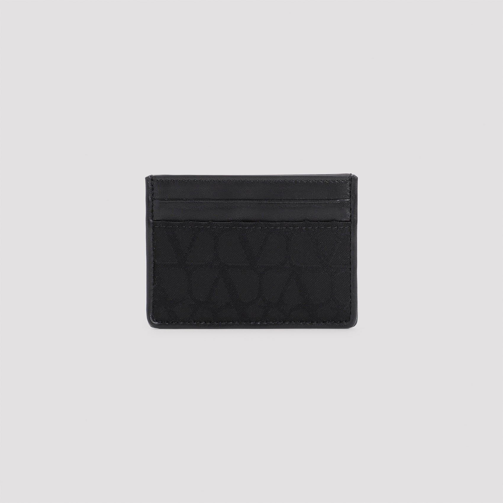 VALENTINO GARAVANI-OUTLET-SALE-Wallets SCHWARZ-ARCHIVIST