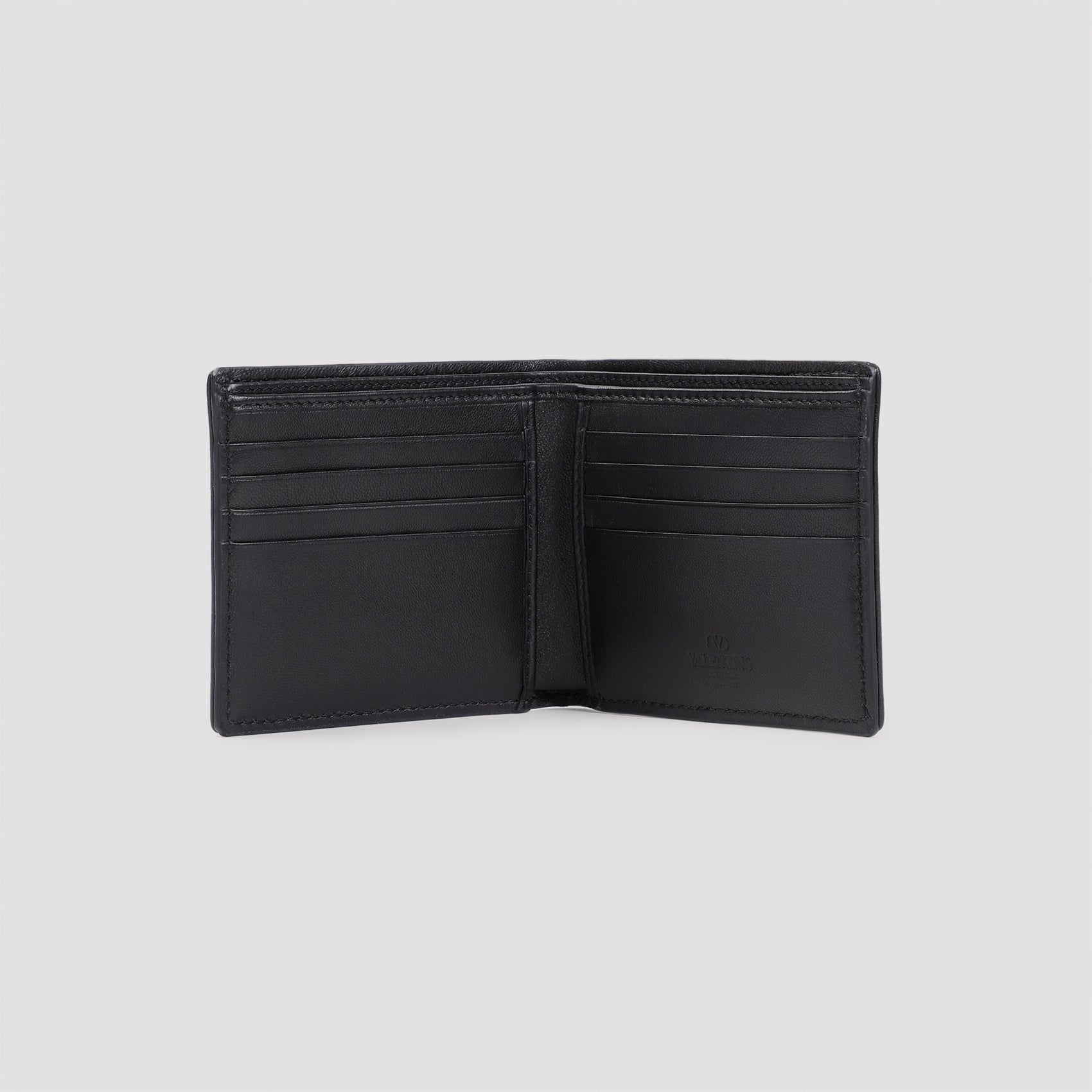 VALENTINO GARAVANI-OUTLET-SALE-Wallets SCHWARZ-ARCHIVIST