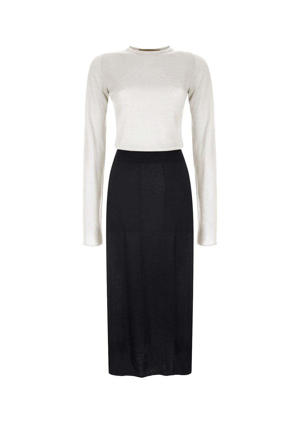The Wally Dress-Kleider & Röcke-Antonia Zander-OUTLET-XS-black-white-ARCHIVIST-ARCHIVE-SALE