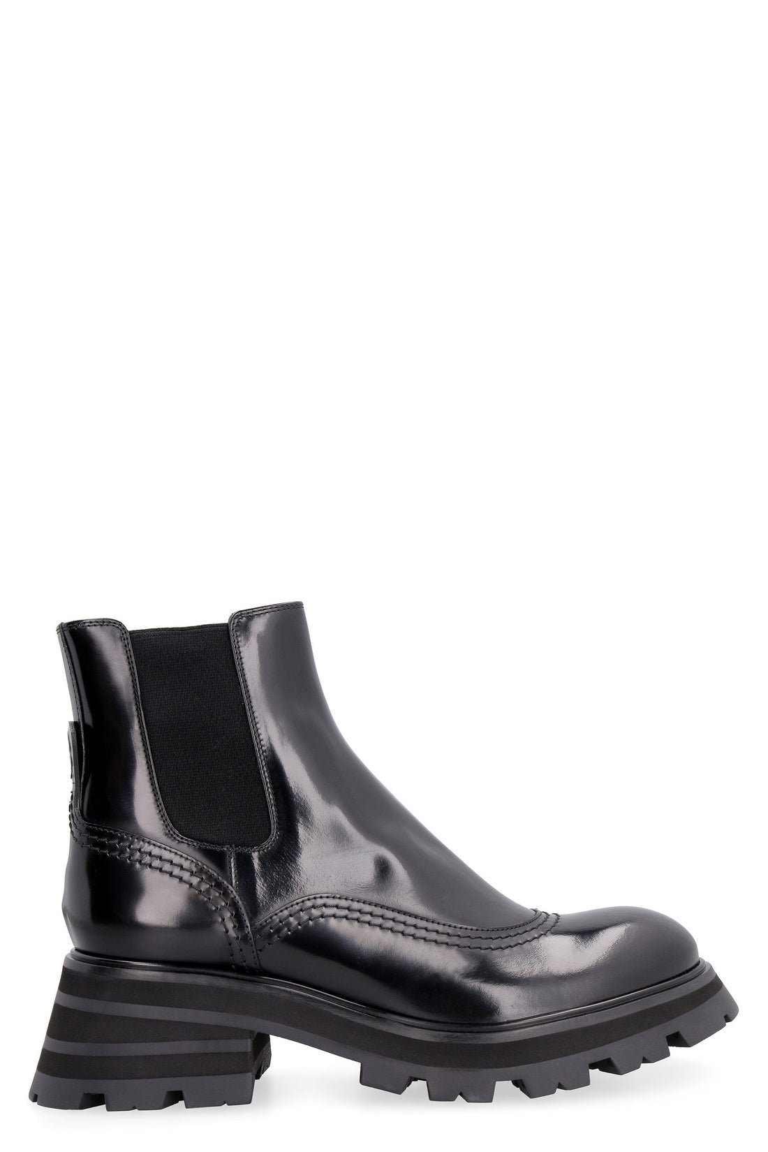 Alexander McQueen-OUTLET-SALE-Wander leather Chelsea boots-ARCHIVIST