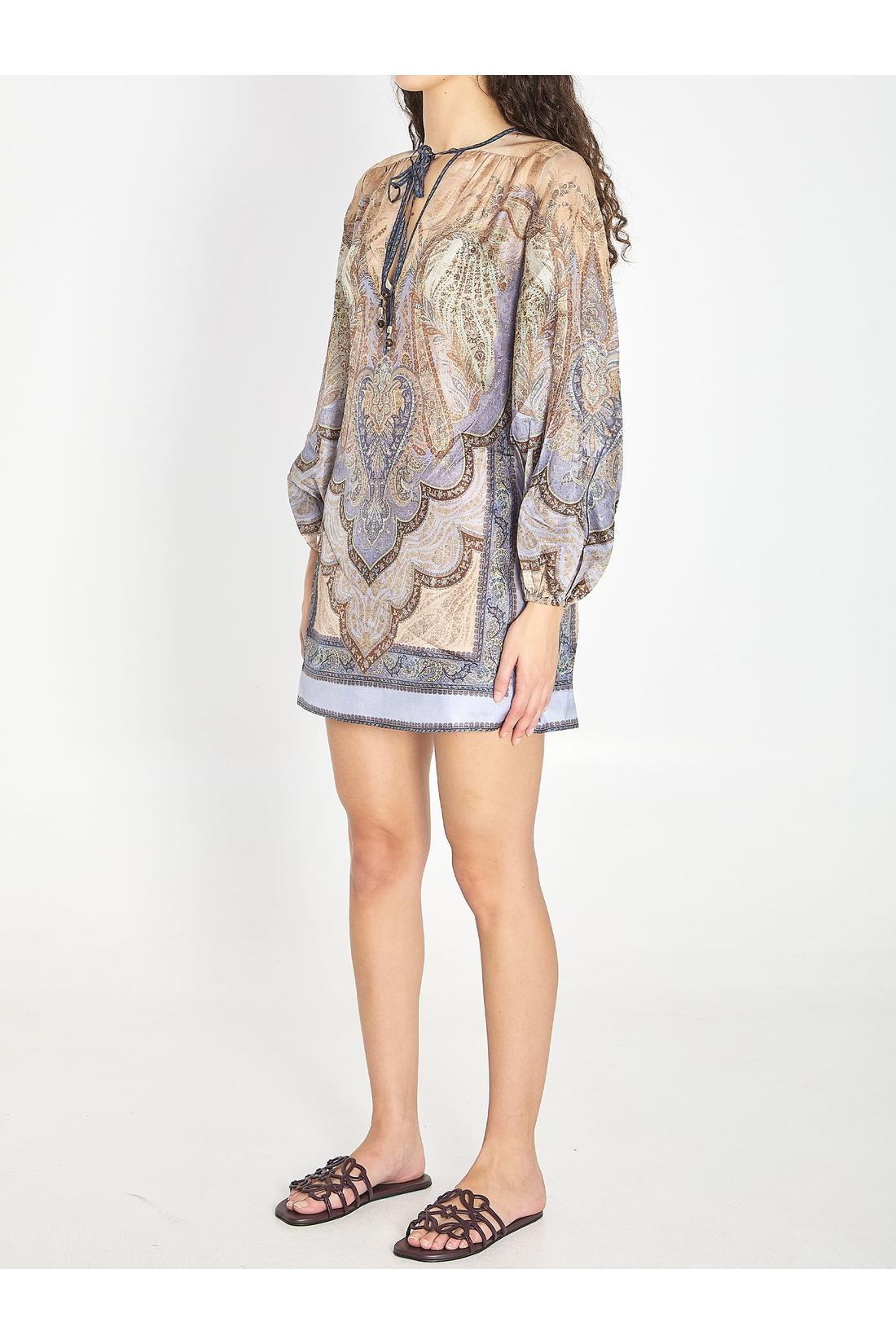 Zimmermann-OUTLET-SALE-Wanderlust Tapestry mini dress-ARCHIVIST