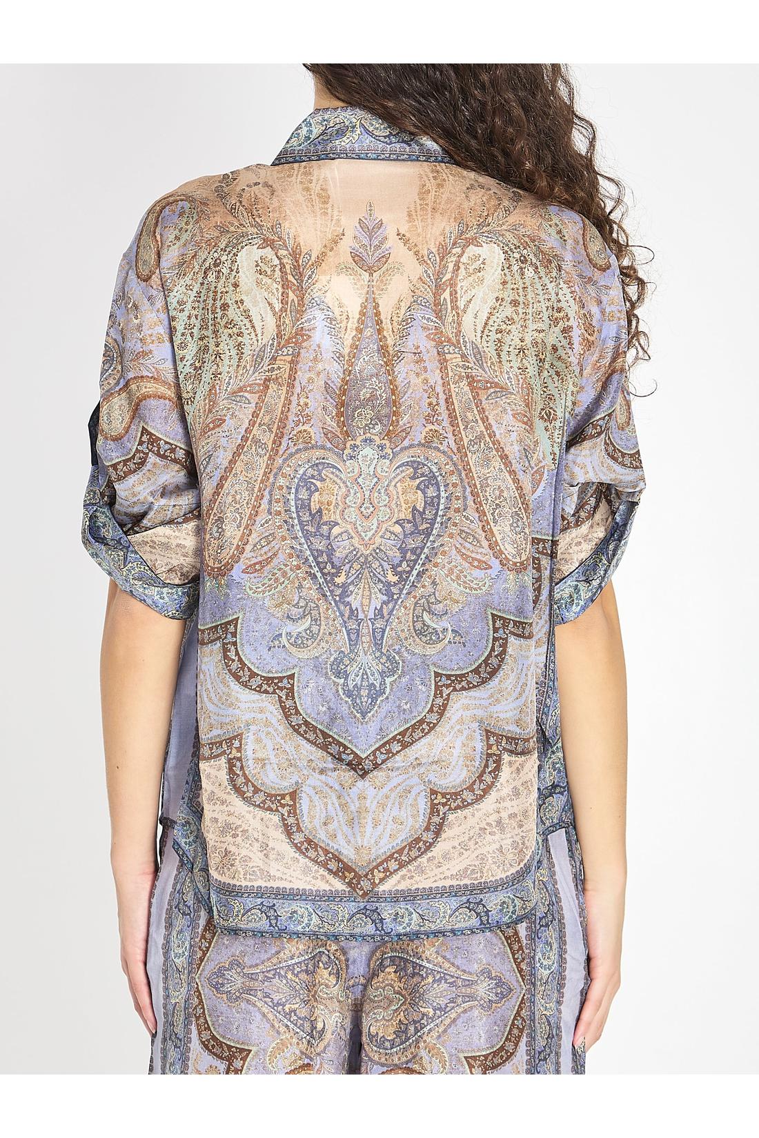 Zimmermann-OUTLET-SALE-Wanderlust short-sleeve shirt-ARCHIVIST