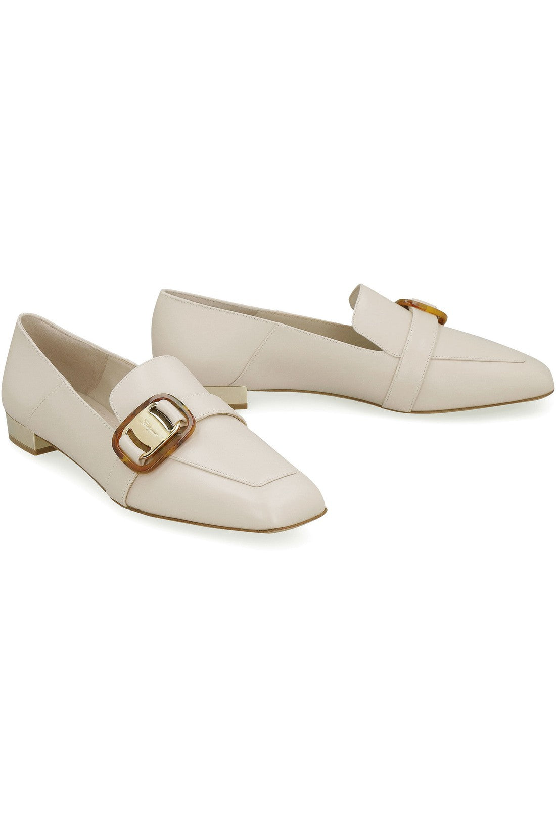 FERRAGAMO-OUTLET-SALE-Wang leather loafers-ARCHIVIST