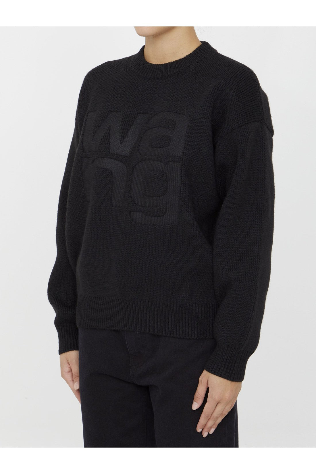 Alexander Wang-OUTLET-SALE-Wang logo jumper-ARCHIVIST