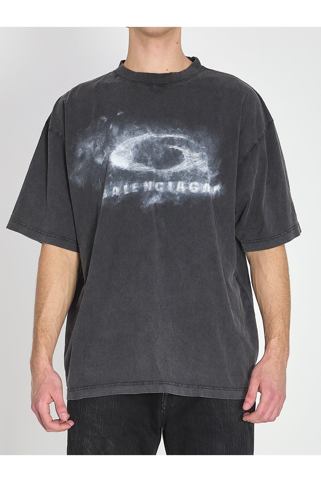 Balenciaga-OUTLET-SALE-Washed Crayon Loop T-shirt-ARCHIVIST