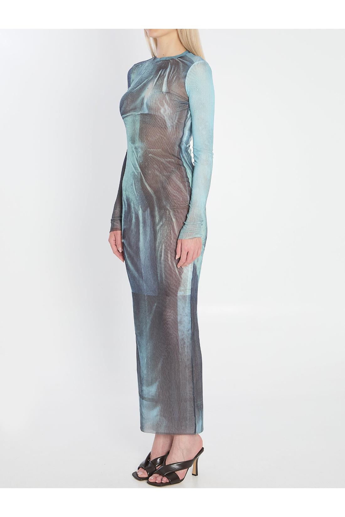 Jean Paul Gaultier-OUTLET-SALE-Water long dress-ARCHIVIST