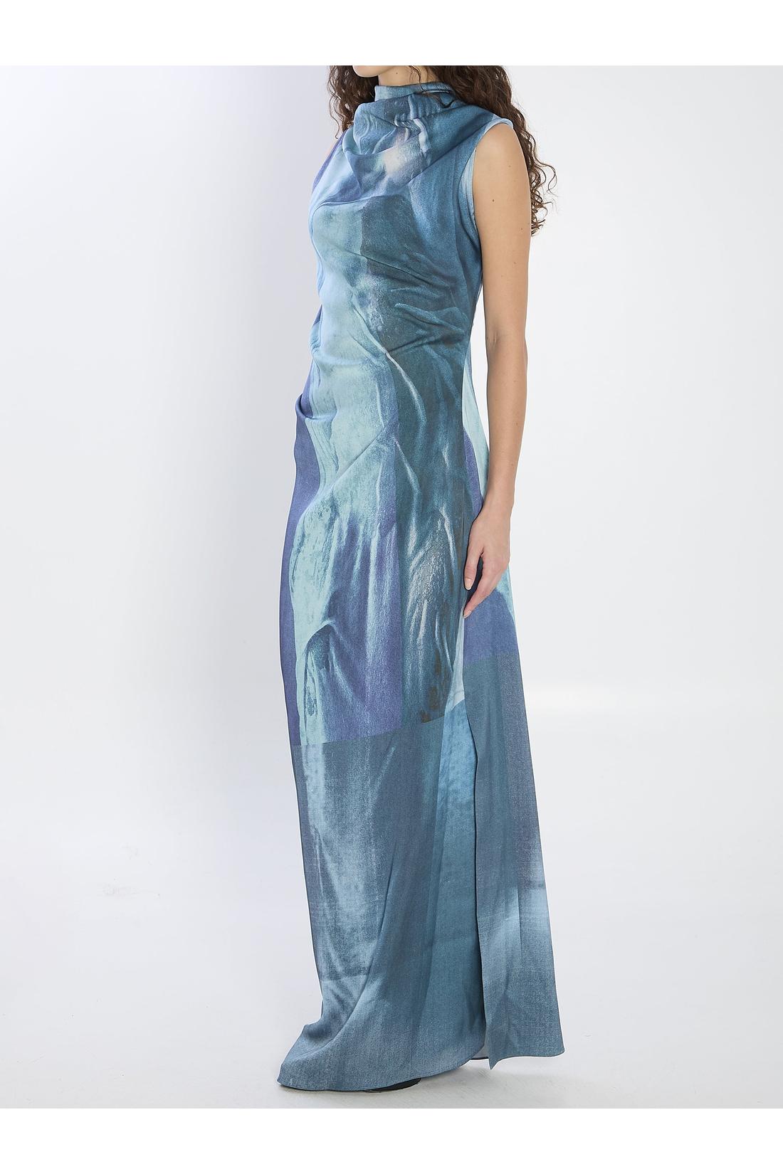 Jean Paul Gaultier-OUTLET-SALE-Water long dress-ARCHIVIST