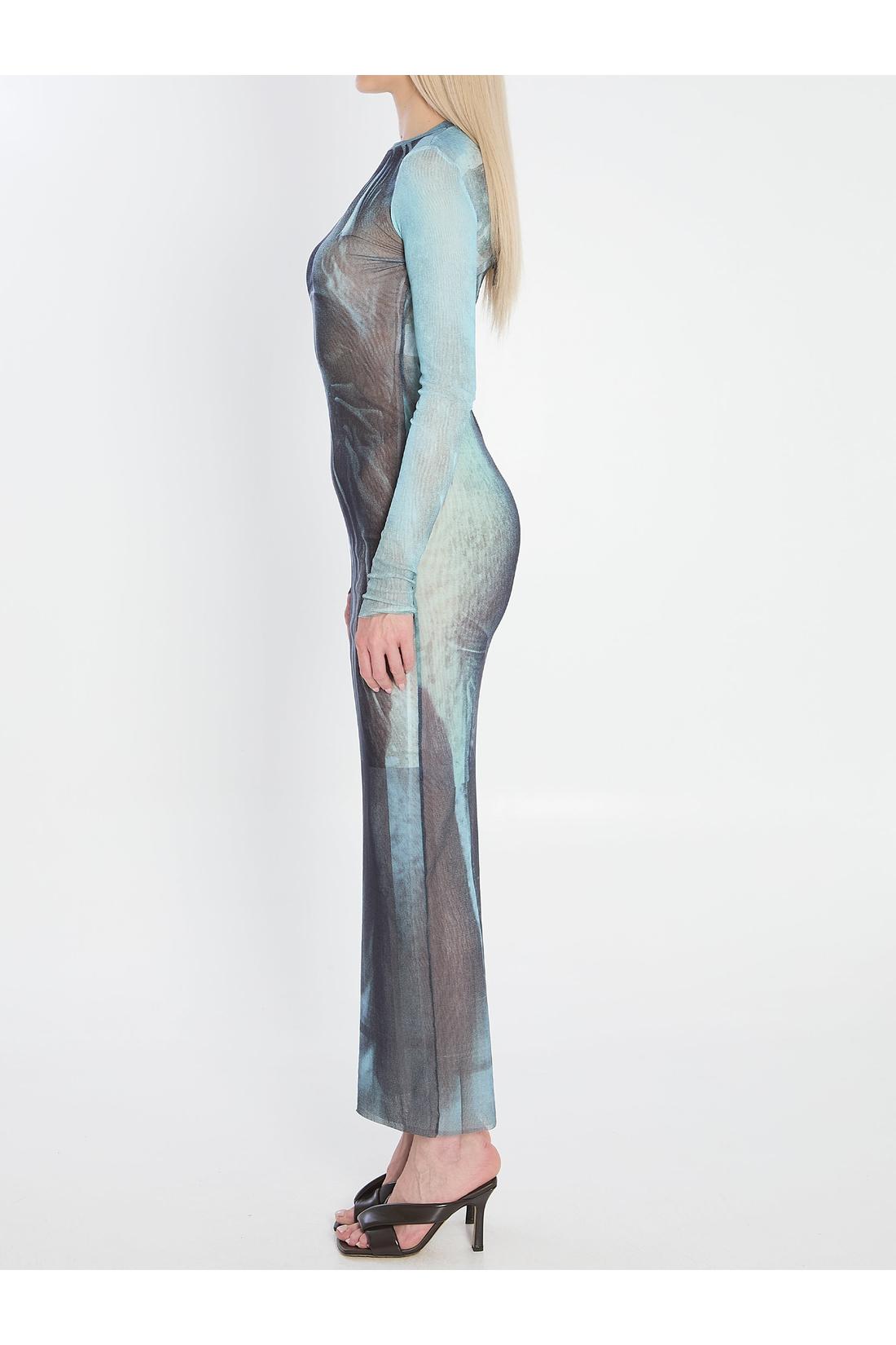 Jean Paul Gaultier-OUTLET-SALE-Water long dress-ARCHIVIST