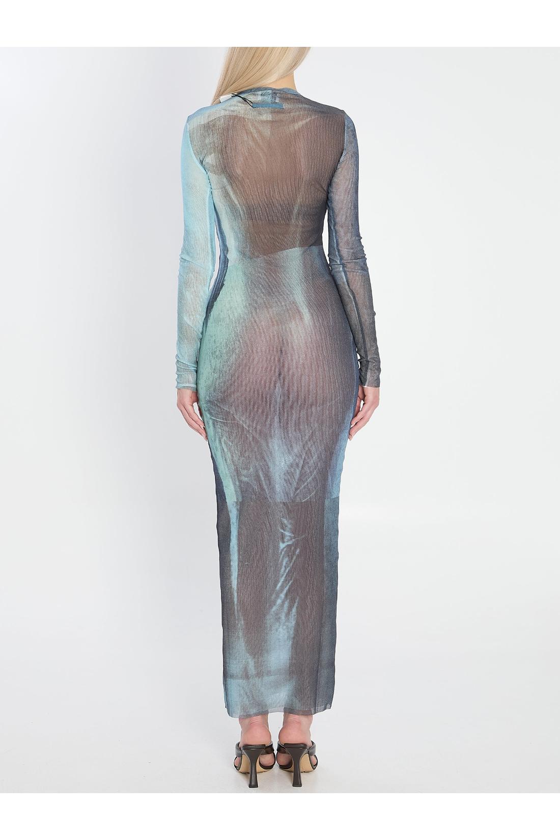Jean Paul Gaultier-OUTLET-SALE-Water long dress-ARCHIVIST