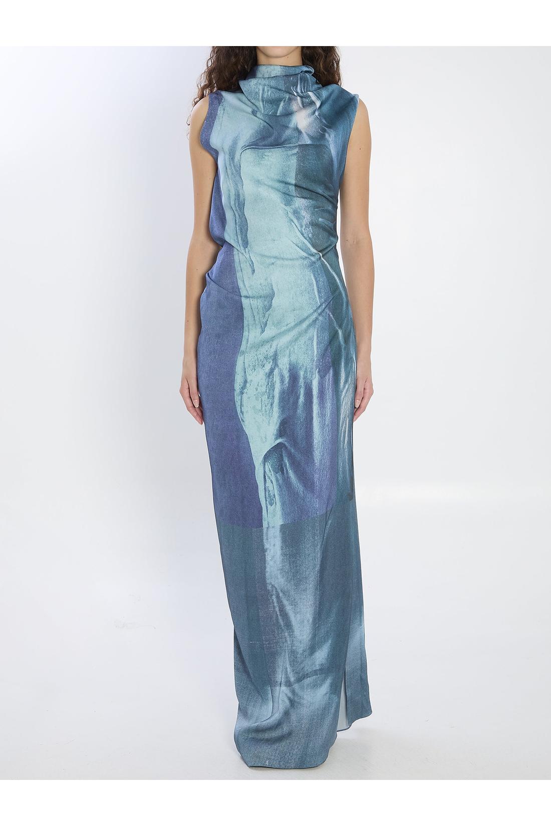 Jean Paul Gaultier-OUTLET-SALE-Water long dress-ARCHIVIST