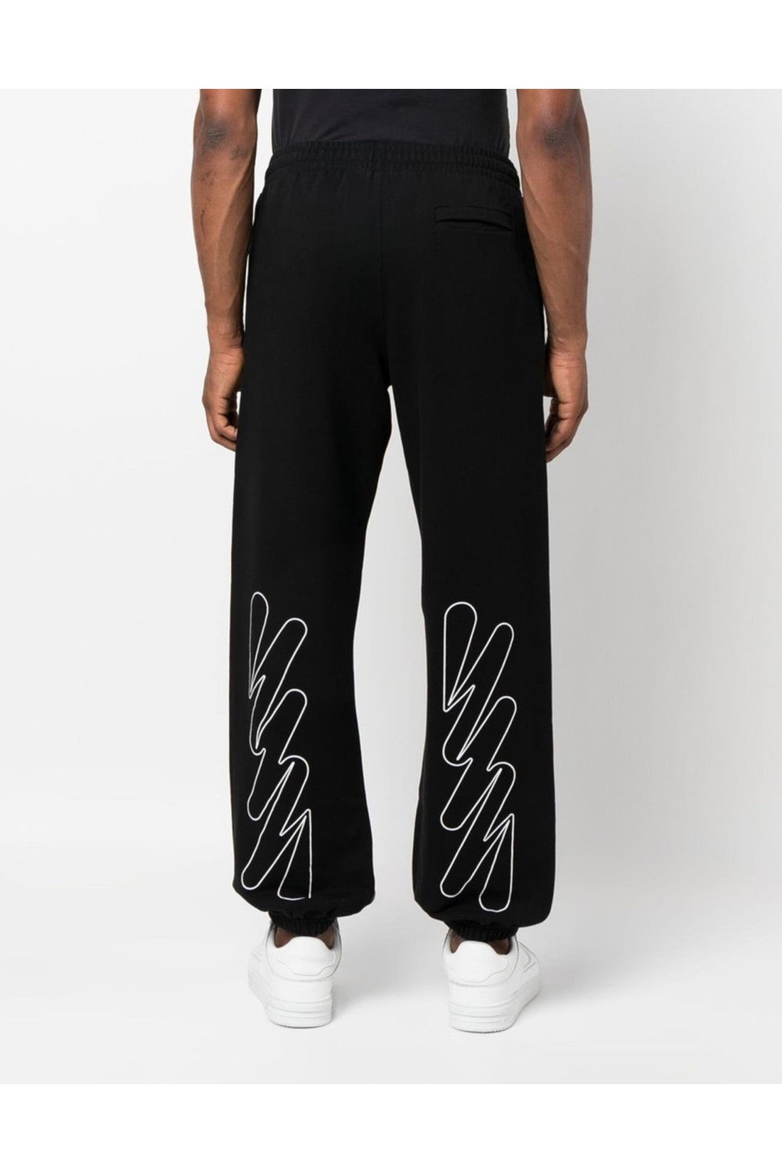 Off-White-OUTLET-SALE-Wave Diagonal Logo Sweatpants-ARCHIVIST