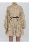 ZIMMERMANN-OUTLET-SALE-Waverly Lace mini dress-ARCHIVIST