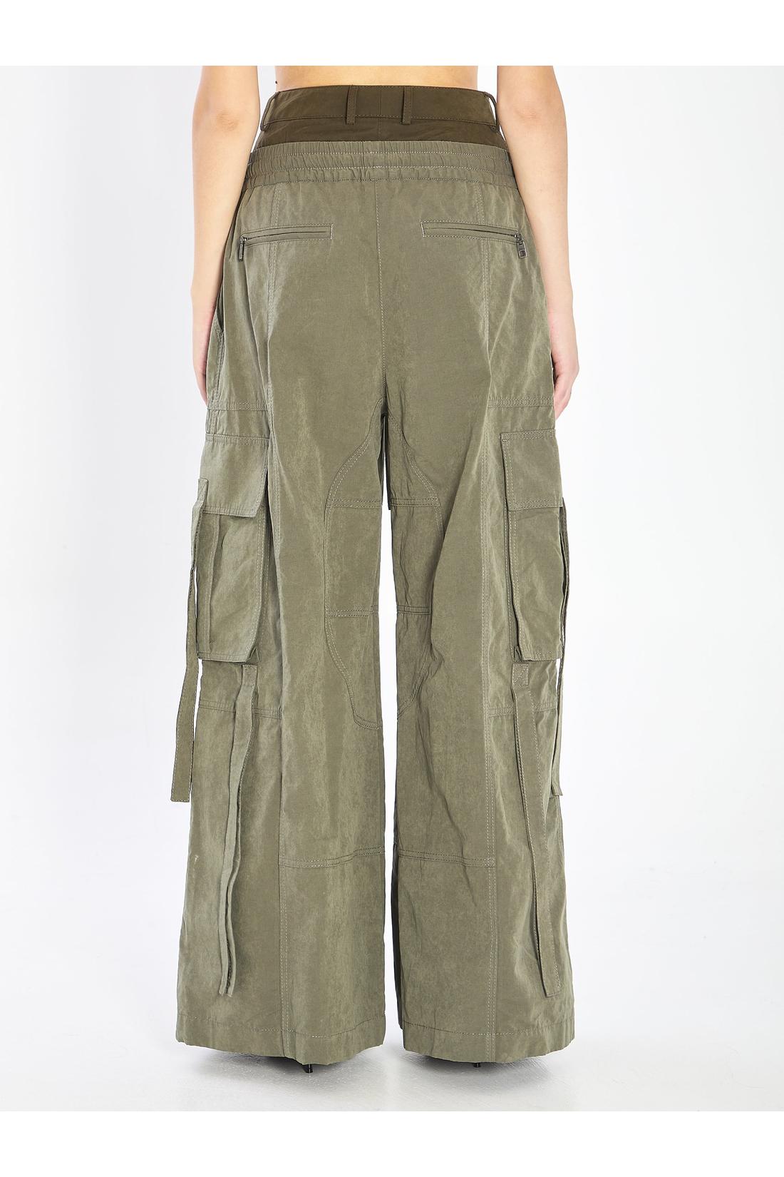 Dolce & Gabbana-OUTLET-SALE-Waxed cord cargo pants-ARCHIVIST