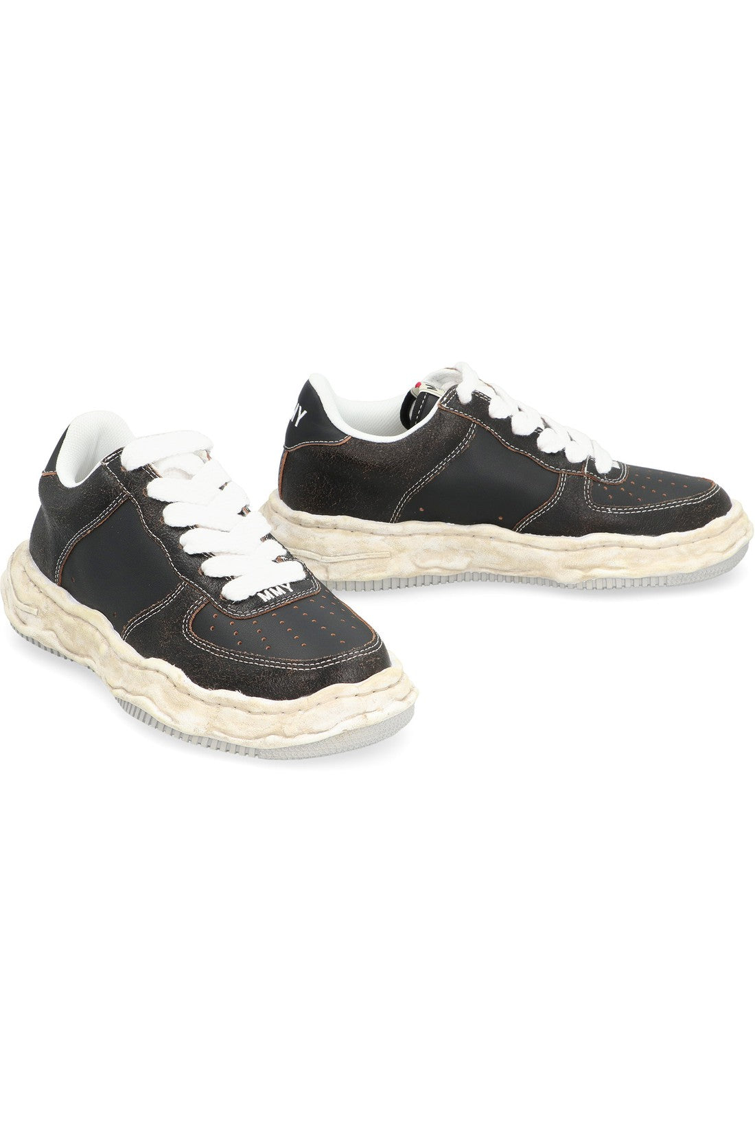 Maison Mihara Yasuhiro-OUTLET-SALE-Wayne Leather low-top sneakers-ARCHIVIST