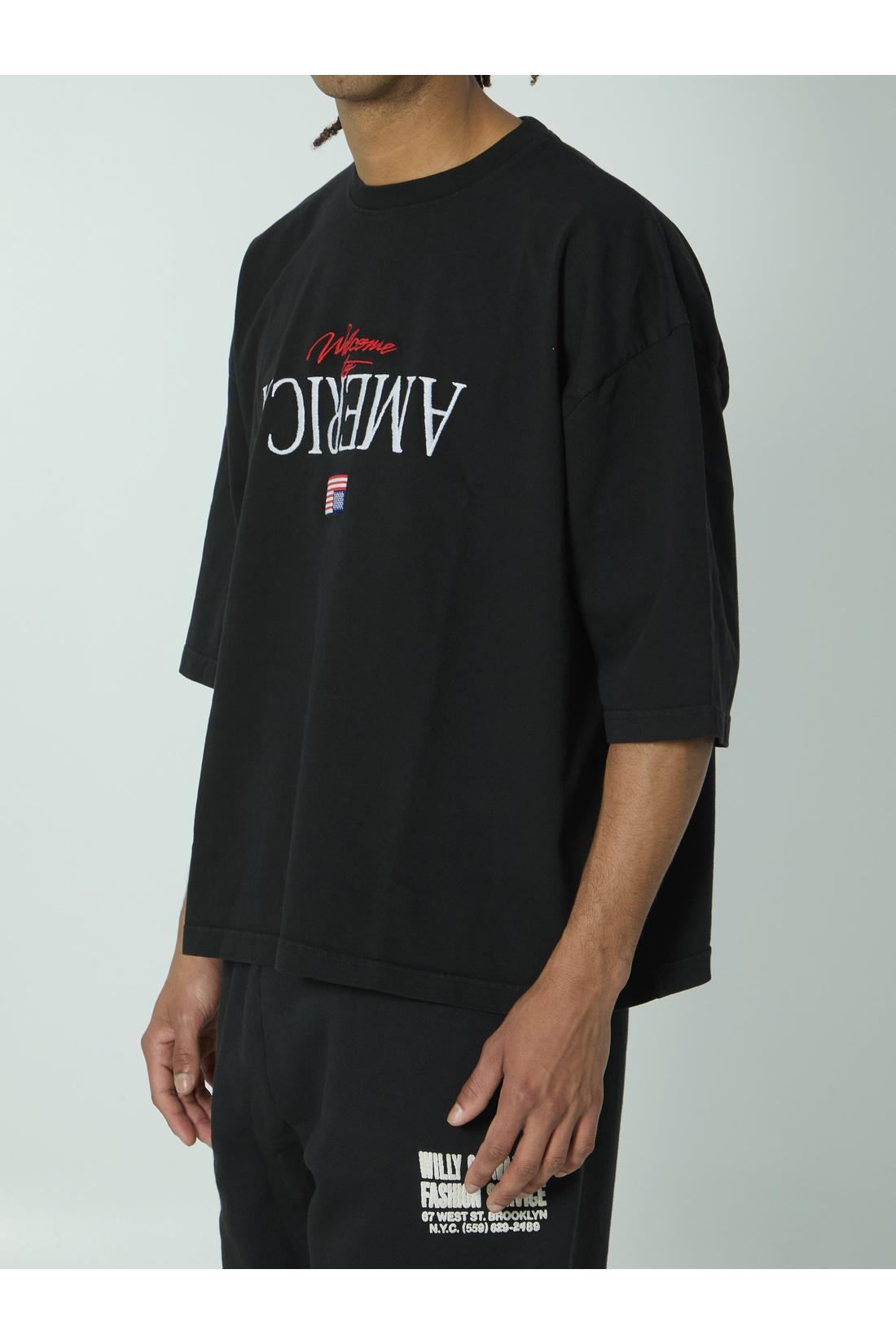 Willy Chavarria-OUTLET-SALE-Welcome to America T-shirt-ARCHIVIST