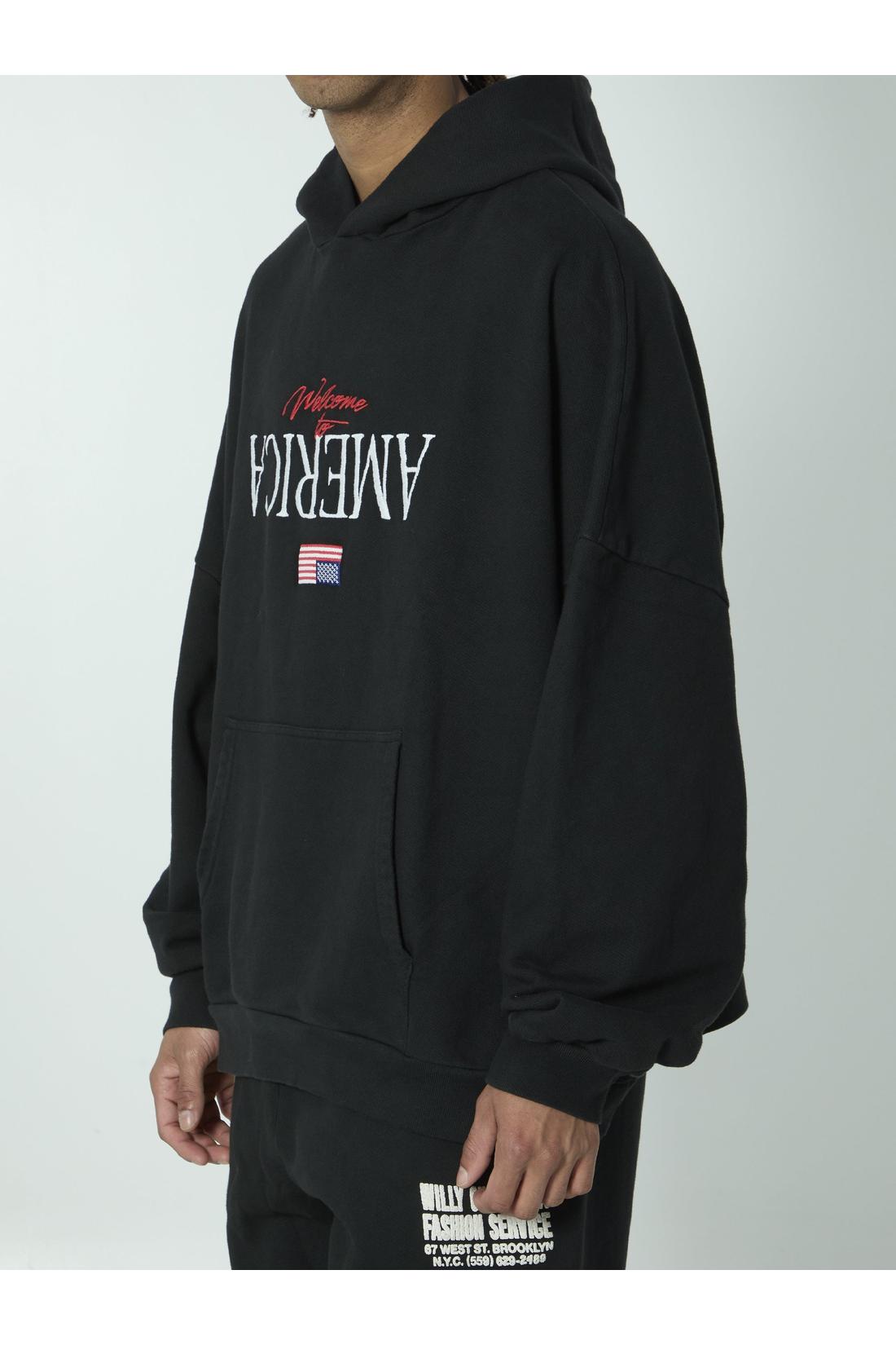 Willy Chavarria-OUTLET-SALE-Welcome to America hoodie-ARCHIVIST