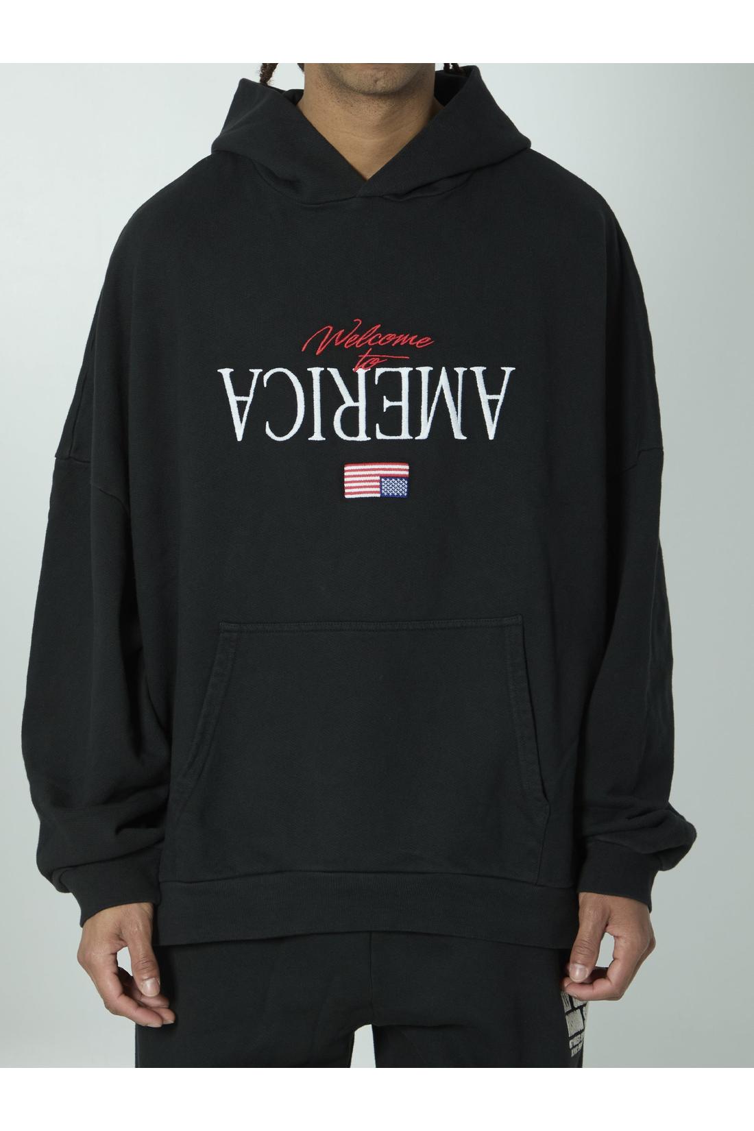 Willy Chavarria-OUTLET-SALE-Welcome to America hoodie-ARCHIVIST