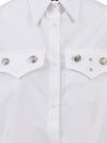 CALVIN KLEIN 205W39NYC-OUTLET-SALE-White Cotton Shirt-ARCHIVIST